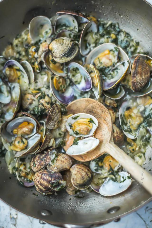Pâtes alle vongole de Cyril Lignac